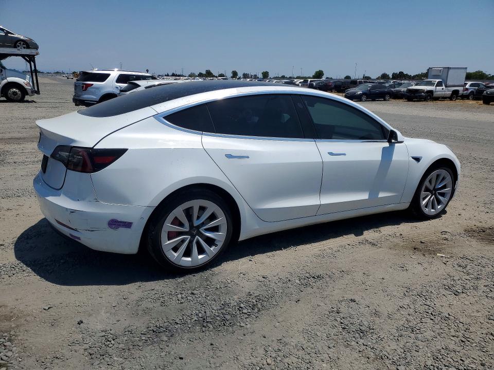 2019 Tesla Model 3 VIN 5YJ3E1EAXKF397131 COPART salvage auction — FRONT END, CA - SALVAGE CERTIFICATE, sold $5,400 on 2026-07-14 (photo 3)