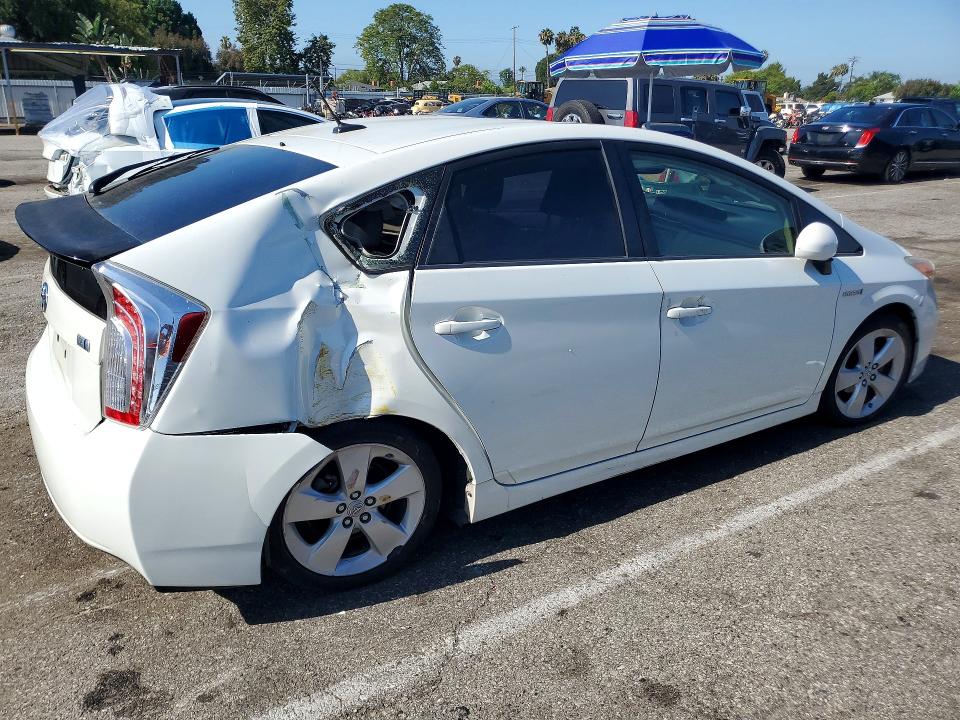 2014 Toyota VIN JTDKN3DU2E1755337 COPART salvage auction — SIDE, CA - SALVAGE CERTIFICATE, sold $2,300 on 2026-07-24 (photo 3)