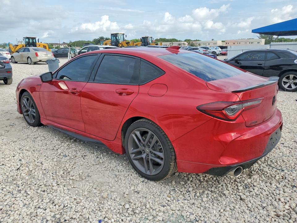 2025 Acura Tlx VIN 19UUB6F5XSA002841 COPART salvage auction — MINOR DENT/SCRATCHES, Ny - Mv-907A Salvage Certificate, sold $24,100 on 2026-07-21 (photo 2)