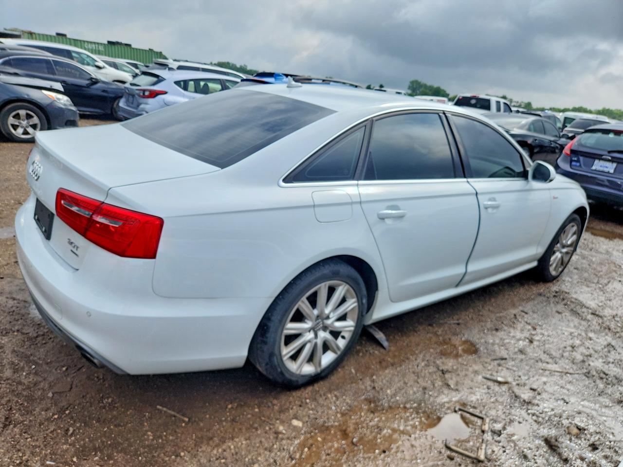 2012 Audi A6 VIN WAUHGAFC0CN034305 COPART salvage auction — Front End, IL - SALVAGE CERTIFICATE, sold $1,300 on 2026-07-09 (photo 3)
