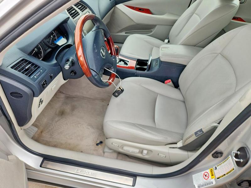 2007 Lexus Es 350 VIN JTHBJ46G872102208 COPART salvage auction — REAR END, TX - SALVAGE VEHICLE TITLE (P), sold $2,500 on 2026-07-06 (photo 7)