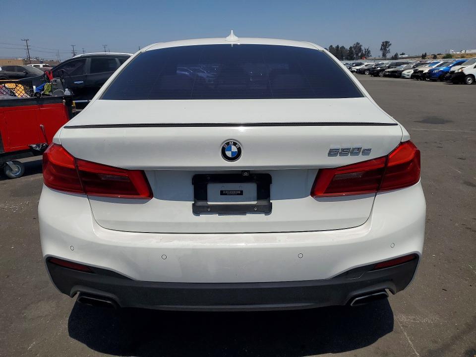 2018 BMW 5er VIN WBAJA9C54JB251247 COPART salvage auction — FRONT END, Ca - Salvage Certificate, sold $5,400 on 2026-07-13 (photo 6)