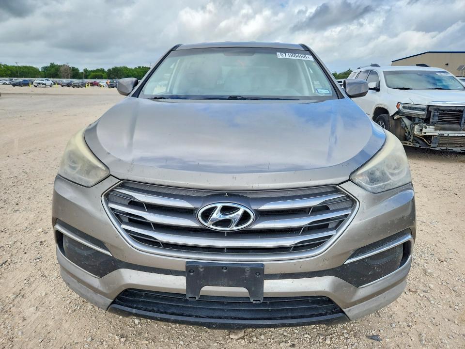 2018 Hyundai Santa fe VIN 5XYZT3LB7JG538977 COPART salvage auction — SIDE, Tx - Salvage Vehicle Title, sold $2,100 on 2026-07-02 (photo 5)