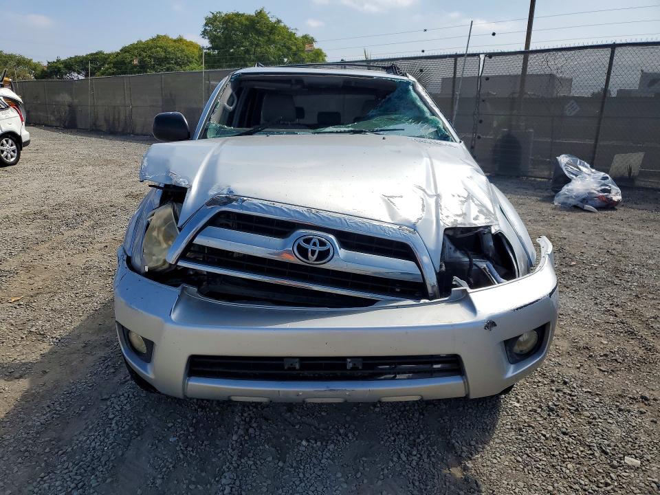 2007 Toyota 4runner VIN JTEZU14R970085551 COPART salvage auction — ROLLOVER, Ca - Salvage Certificate, sold $2,450 on 2026-07-31 (photo 5)
