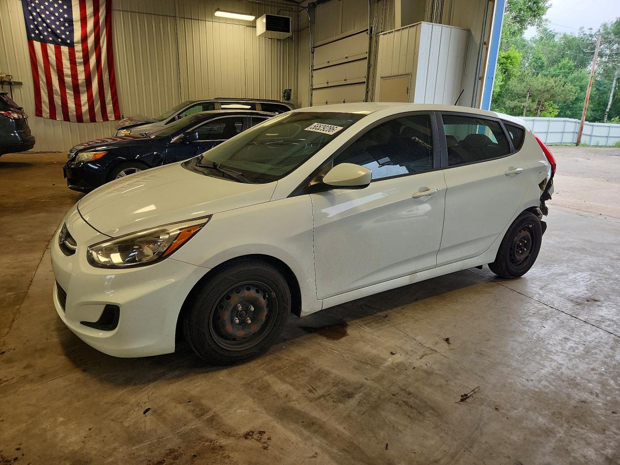 2016 Hyundai Accent VIN KMHCT5AEXGU241350 COPART salvage auction — Rear End, MN - CERT OF TITLE-PR SALV FLOOD, sold $725 on 2026-07-07 (photo 1)