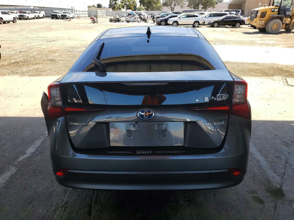 2021 Toyota Prius VIN JTDKAMFU7M3144074 COPART salvage auction — SIDE, Ca - Salvage Certificate, sold $1,700 on 2026-07-28 (photo 6)