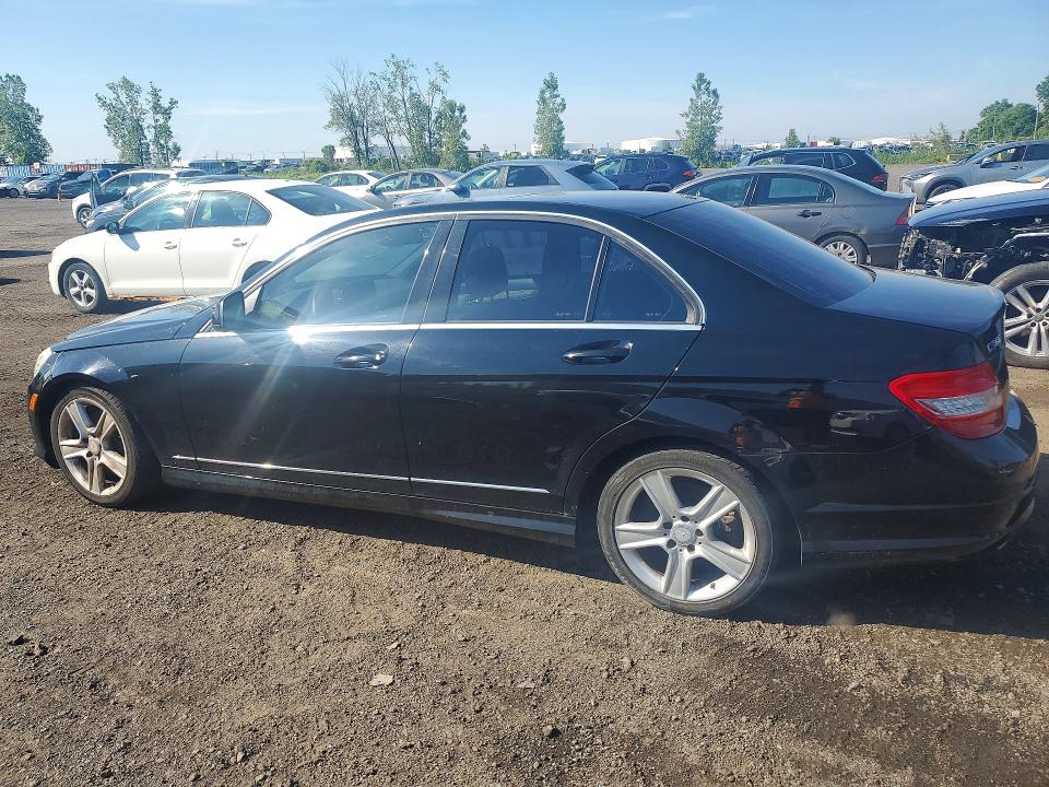 2009 Mercedes-benz C-klasse VIN WDDGF81X89F327057 COPART salvage auction — WATER/FLOOD, Qc - Irrecuperable, sold $650 on 2026-08-11 (photo 2)