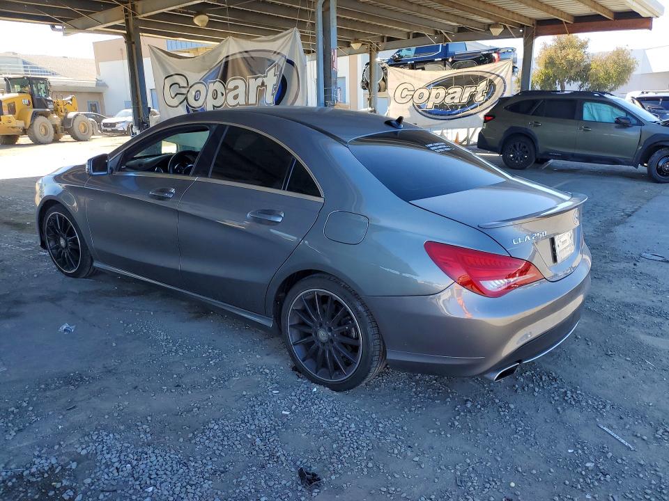 2014 Mercedes-benz Cla-class VIN WDDSJ4EB3EN126473 COPART salvage auction — SIDE, CA - SALVAGE CERTIFICATE, sold $2,700 on 2026-08-13 (photo 2)