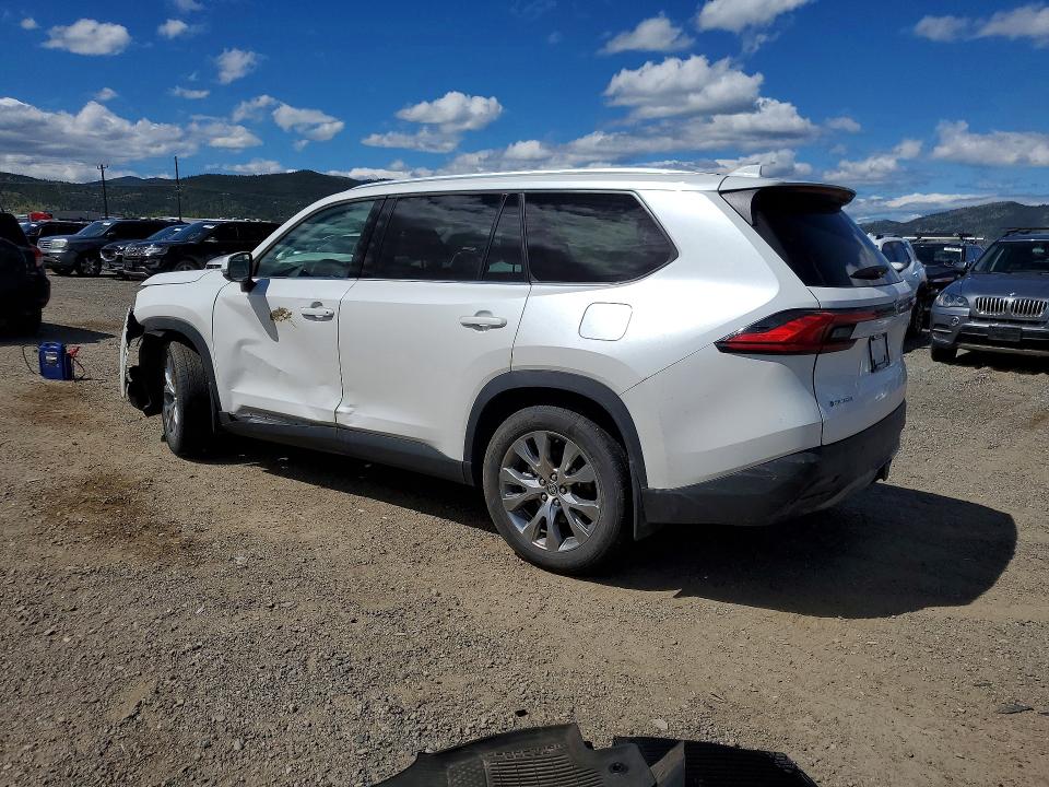 2024 Toyota Highlander VIN 5TDACAB57RS003188 COPART salvage auction — FRONT END, Id - Salvage Certificate Of Title, sold $1,750 on 2026-08-25 (photo 2)