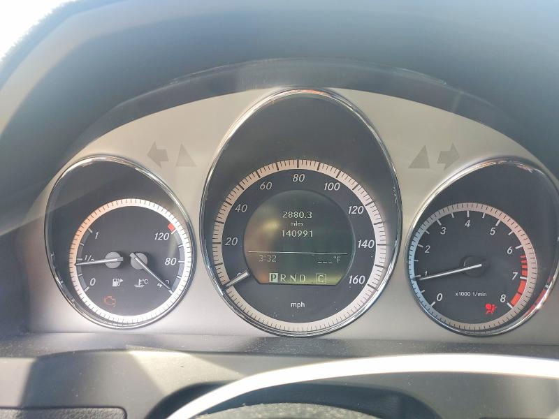 2010 Mercedes-benz C class VIN WDDGF5EB0AR125992 COPART salvage auction — FRONT END, CA - SALVAGE CERTIFICATE, sold $250 on 2026-07-21 (photo 9)
