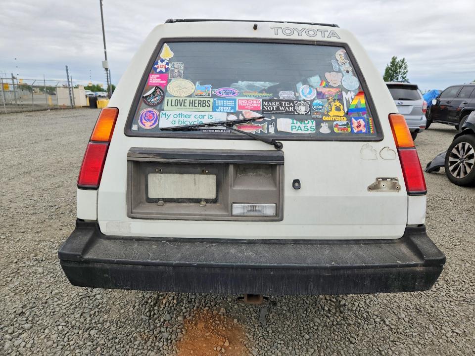1985 Toyota Tercel VIN JT2AL32W8F0156044 COPART salvage auction — FRONT END, Or - Salvage Title Certificate, sold $175 on 2026-07-14 (photo 6)