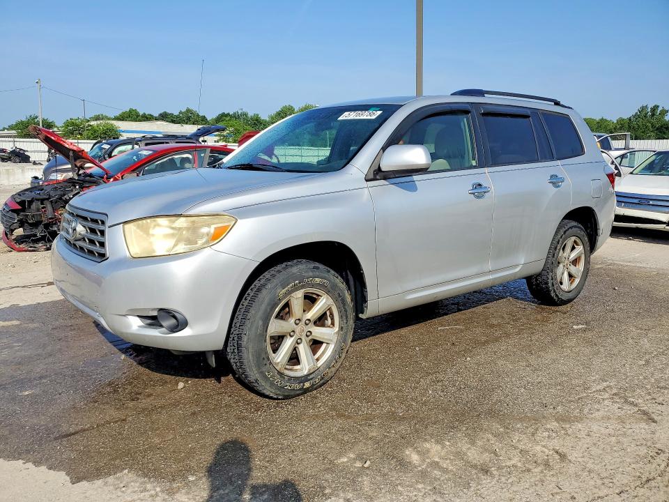 2008 Toyota Highlander VIN JTEDS41A382015629 COPART salvage auction — SIDE, KY - CERT OF TITLE-SALVAGE, sold $1,700 on 2026-07-27 (photo 1)