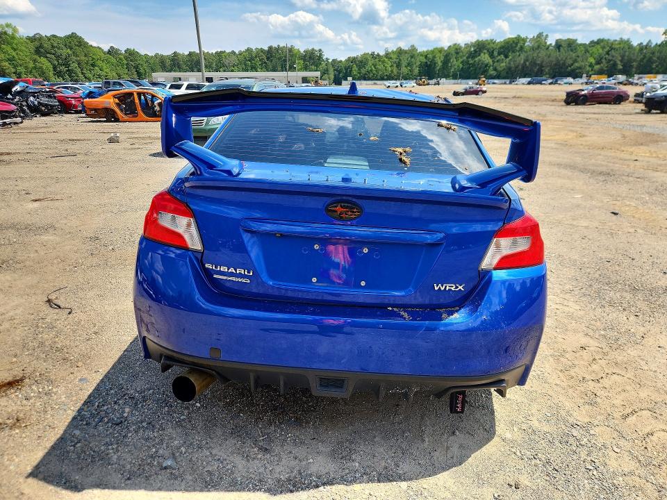 2018 Subaru Wrx VIN JF1VA1H65J9804766 COPART salvage auction — ALL OVER, Va - Cert Of Title - Salvage, sold $225 on 2026-07-31 (photo 6)
