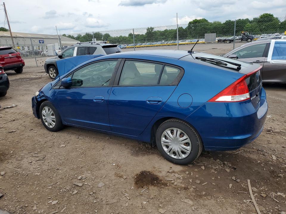 2011 Honda Insight VIN JHMZE2H55BS004717 COPART salvage auction — FRONT END, Pa - Certificate Of Salvage, sold $225 on 2026-07-13 (photo 2)