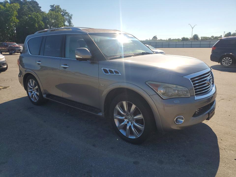 2014 Infiniti Qx80 VIN JN8AZ2NE5E9065556 COPART salvage auction — MINOR DENT/SCRATCHES, Nc - Dealer Only Clean Title, sold $1,250 on 2026-07-30 (photo 4)