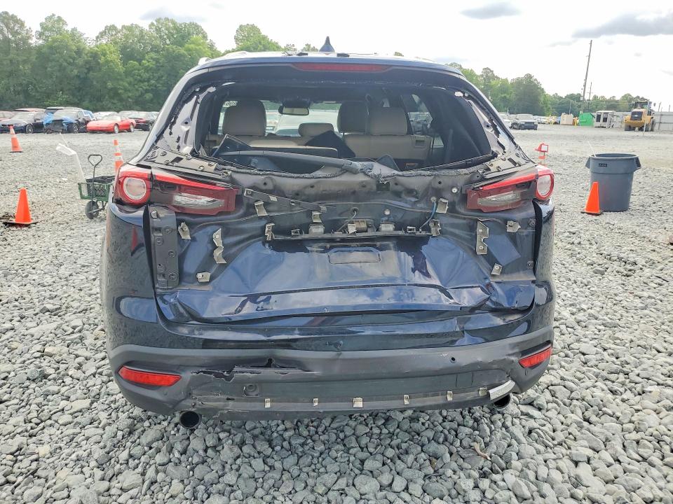 2016 Mazda Cx-9 VIN JM3TCADY0G0106816 COPART salvage auction — REAR END, Nc - Salvage Certificate Of Title, sold $200 on 2026-07-29 (photo 6)