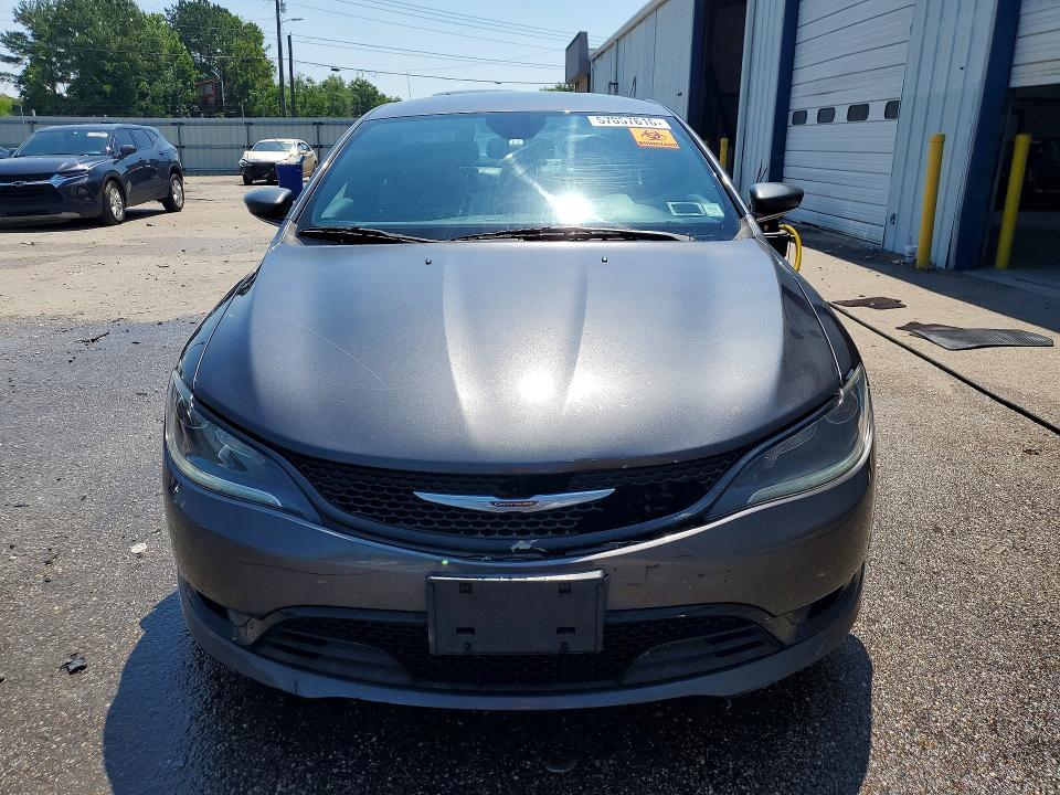 2015 Chrysler 200 VIN 1C3CCCBB7FN511869 COPART salvage auction — FRONT END, Al - Cert Of Title-Salvage Title, sold $300 on 2026-08-06 (photo 5)