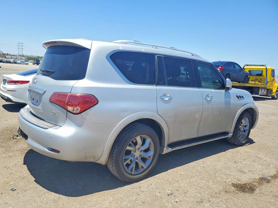 2012 Infiniti VIN JN8AZ2ND2C9715285 COPART salvage auction — FRONT END, Az - Cert Of Title - Salvage, sold $225 on 2026-07-24 (photo 3)