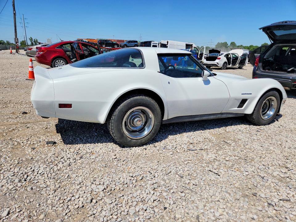 1982 Chevrolet Corvette VIN 1G1AY8781C5118677 COPART salvage auction — MINOR DENT/SCRATCHES, Ky - Certificate Of Title (P), sold $4,150 on 2026-07-02 (photo 3)