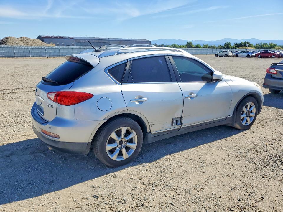 2009 Infiniti Ex35 VIN JNKAJ09E09M900188 COPART salvage auction — VANDALISM, CA - DIS/DLR/EXP LIEN PAPERS-SALV, sold $60 on 2026-07-31 (photo 3)