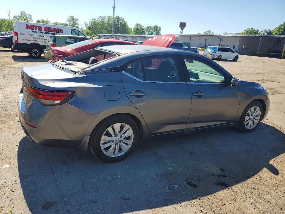 2021 Nissan Sentra VIN 3N1AB8BV9MY304710 COPART salvage auction — WATER/FLOOD, Ny - Mv907A-Flood Salvage, sold $1,800 on 2026-07-02 (photo 3)