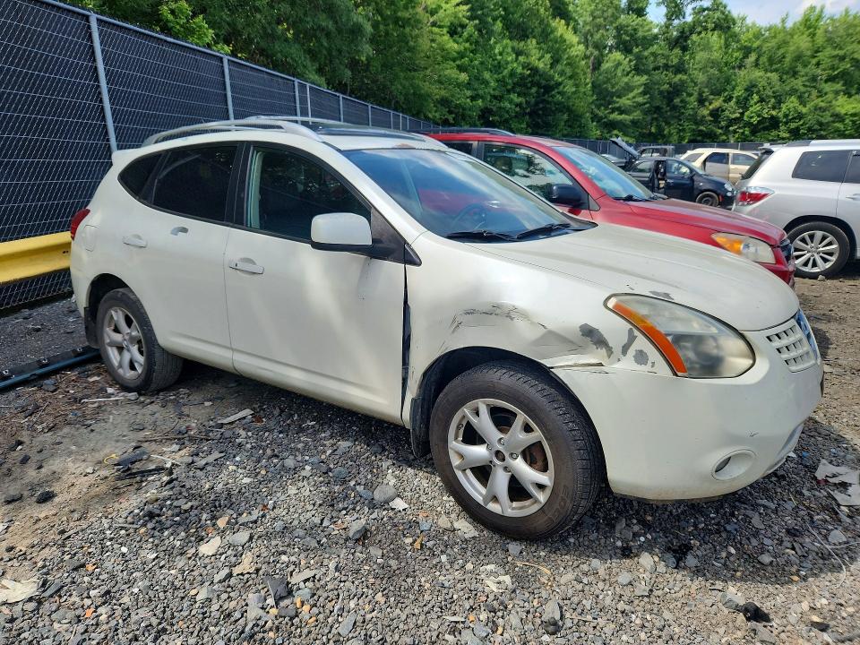 2009 Nissan Rogue VIN JN8AS58V89W439134 COPART salvage auction — FRONT END, Md - Cert Of Salvage > 75% Damage, sold $325 on 2026-07-10 (photo 4)