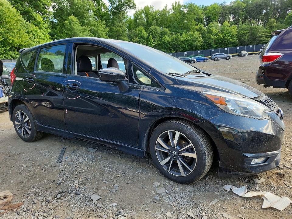 2018 Nissan Versa VIN 3N1CE2CP6JL358889 COPART salvage auction — FRONT END, Md - Cert Of Salvage > 75% Damage, sold $925 on 2026-07-10 (photo 4)