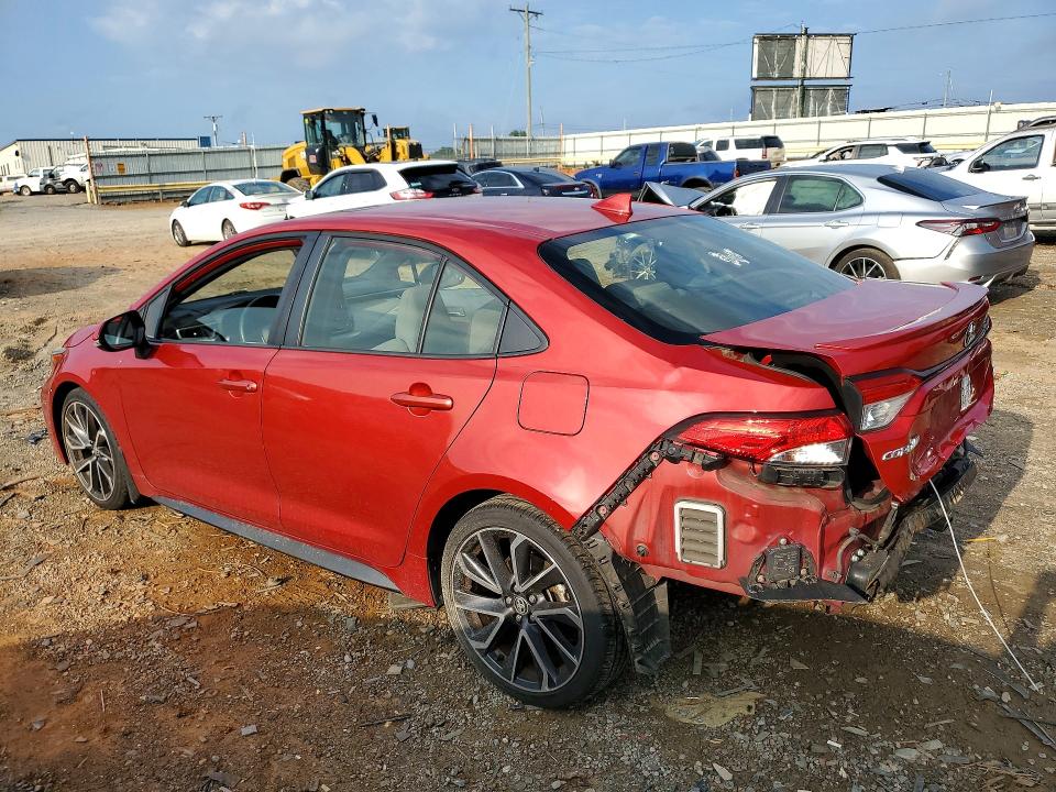 2020 Toyota Corolla VIN JTDP4RCE5LJ008253 COPART salvage auction — REAR END, Va - Cert Of Title - Salvage, sold $5,600 on 2026-07-10 (photo 2)