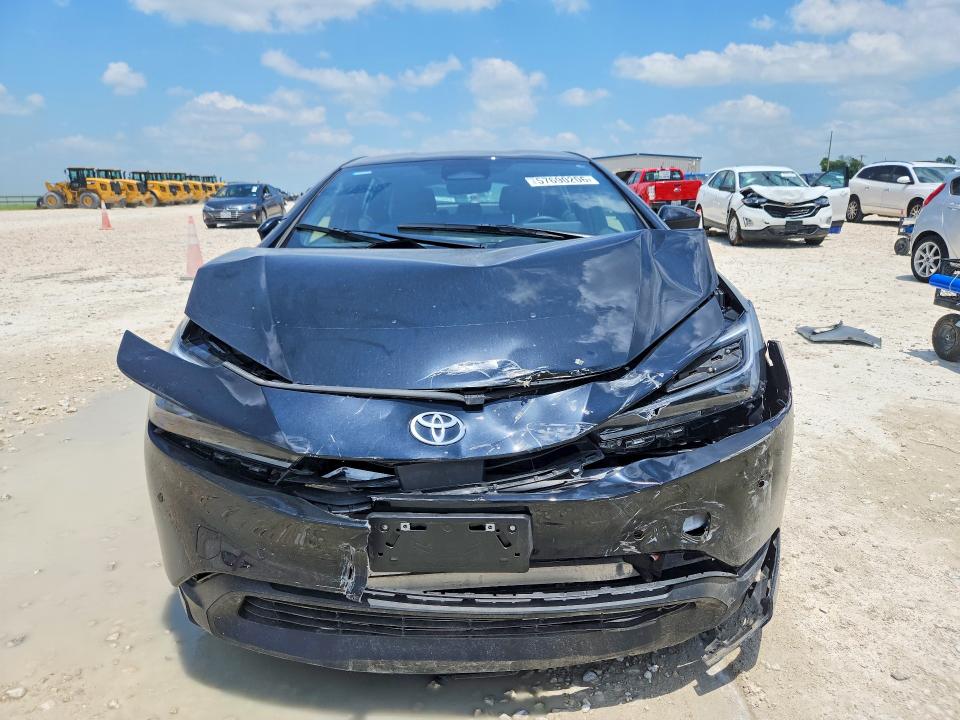 2024 Toyota Prius VIN JTDACAAU0R3044241 COPART salvage auction — FRONT END, Tx - Salvage Vehicle Title, sold $7,800 on 2026-07-30 (photo 5)