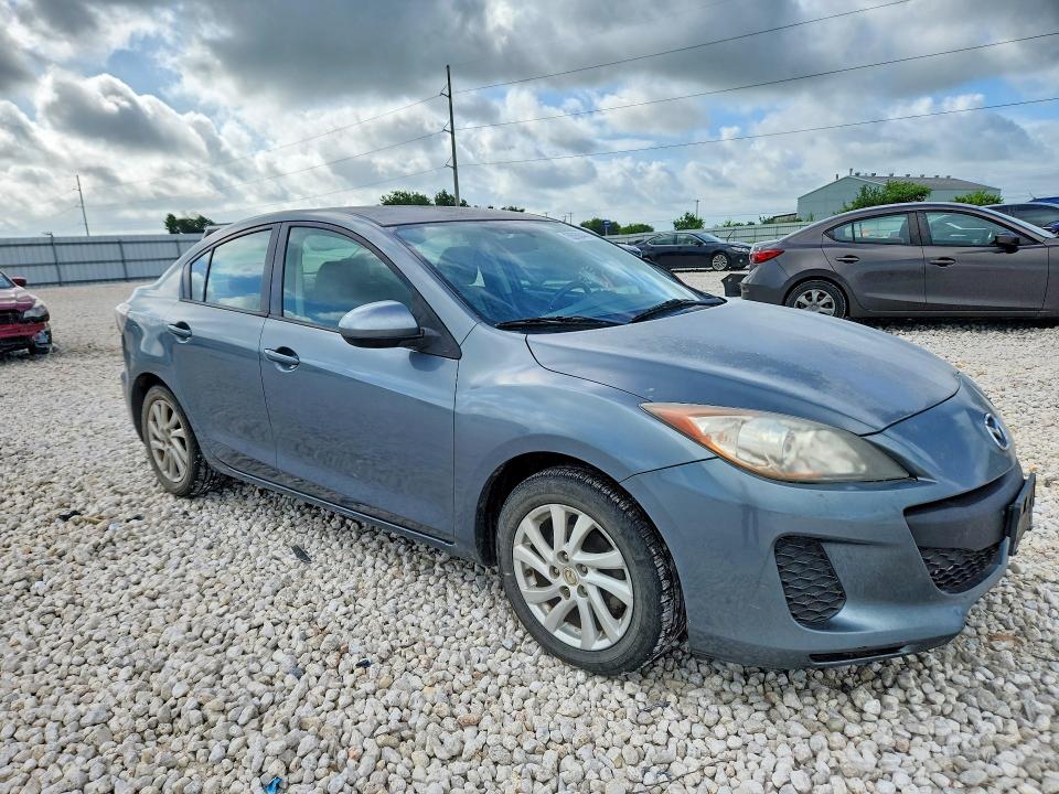 2012 Mazda 3 VIN JM1BL1VF4C1500938 COPART salvage auction — SIDE, Tx - Salvage Vehicle Title, sold $625 on 2026-07-09 (photo 4)