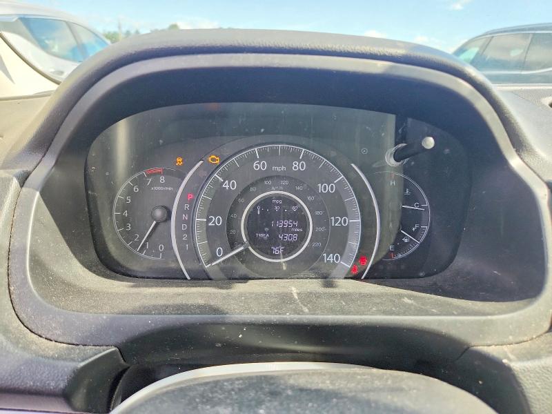 2013 Honda Cr-v VIN 2HKRM4H59DH625007 COPART salvage auction — FRONT END, Ct - Cert Of Title-Salvage, sold $2,900 on 2026-07-02 (photo 9)