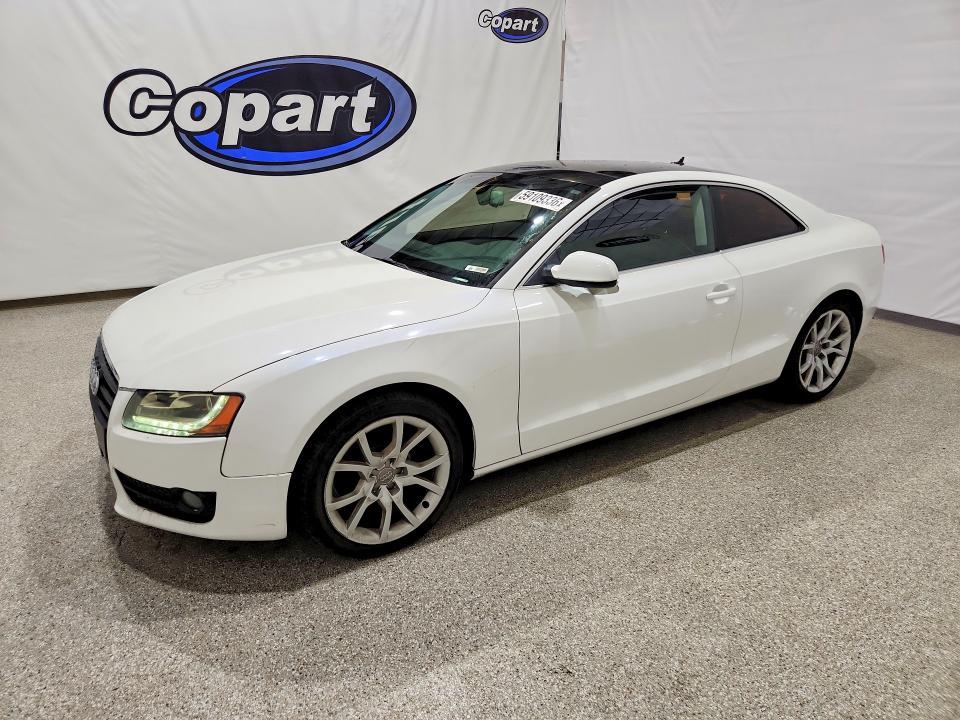 2012 Audi A5 VIN WAULFAFR4CA004636 COPART salvage auction — REAR END, Ca - Cert Of Title-Salvaged, sold $900 on 2026-07-07 (photo 1)