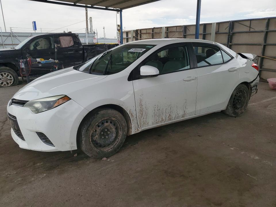 2015 Toyota Corolla VIN 5YFBURHE4FP331650 COPART salvage auction — SIDE, Tx - Salvage Vehicle Title, sold $950 on 2026-07-31 (photo 1)
