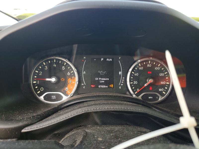 2017 Jeep Renegade VIN ZACCJABB9HPG06322 COPART salvage auction — FRONT END, Oh - Cert Of Title-Salvage, sold $825 on 2026-08-19 (photo 9)