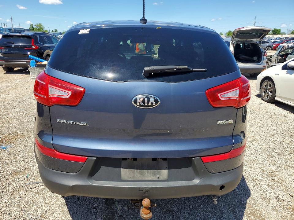 2013 Kia Sportage VIN KNDPB3A20D7533683 COPART salvage auction — FRONT END, Ia - Cert Of Title-Salvage Title, sold $1,150 on 2026-07-22 (photo 6)