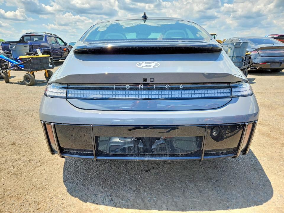 2025 Hyundai Ioniq 6 VIN KMHM34AC9SA086541 COPART salvage auction — FRONT END, Pa - Certificate Of Salvage, sold $15,200 on 2026-07-31 (photo 6)