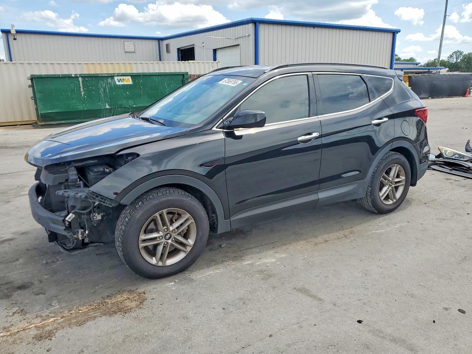 2017 Hyundai Santa fe VIN 5NMZU3LB0HH030802 COPART salvage auction — FRONT END, FL - CERT OF TITLE SLVG REBUILDABLE, sold $2,700 on 2026-07-02 (photo 1)