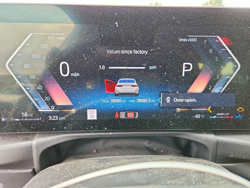 2024 BMW 3er VIN 3MW89FF07R8E05940 COPART salvage auction — FRONT END, Nm - Cert Of Title-Salvage, sold $16,800 on 2026-07-09 (photo 9)
