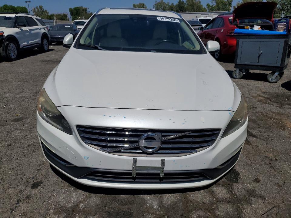 2015 Volvo V60 VIN YV140MEBXF1208094 COPART salvage auction — FRONT END, CA - SALVAGE CERTIFICATE, sold $575 on 2026-07-23 (photo 5)