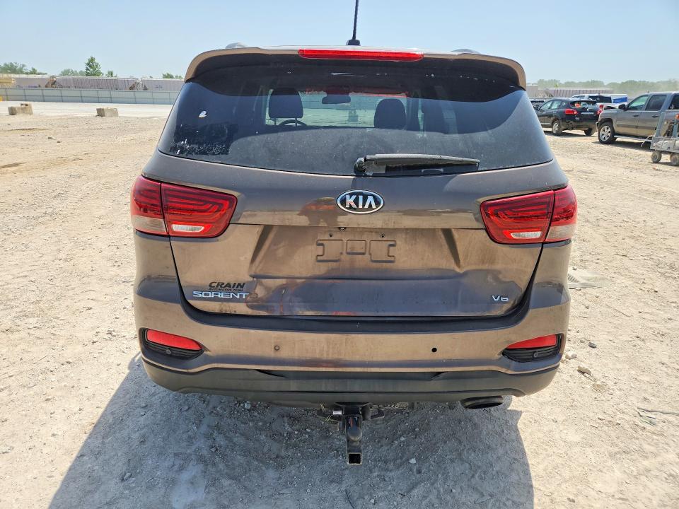 2020 Kia Sorento VIN 5XYPG4A59LG640881 COPART salvage auction — REAR END, Tx - Certificate Of Title, sold $1,650 on 2026-07-28 (photo 6)