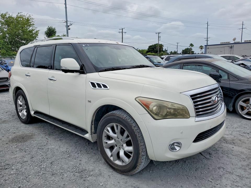 2014 Infiniti VIN JN8AZ2ND5E9750549 COPART salvage auction — MINOR DENT/SCRATCHES, Fl - Certificate Of Title, sold $3,300 on 2026-07-27 (photo 4)