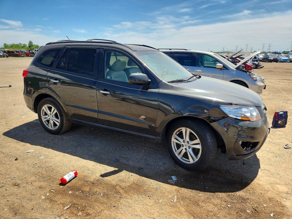 2011 Hyundai Santa fe VIN 5XYZK3AB4BG090267 COPART salvage auction — FRONT END, Il - Salvage Certificate, sold $2,800 on 2026-07-28 (photo 4)