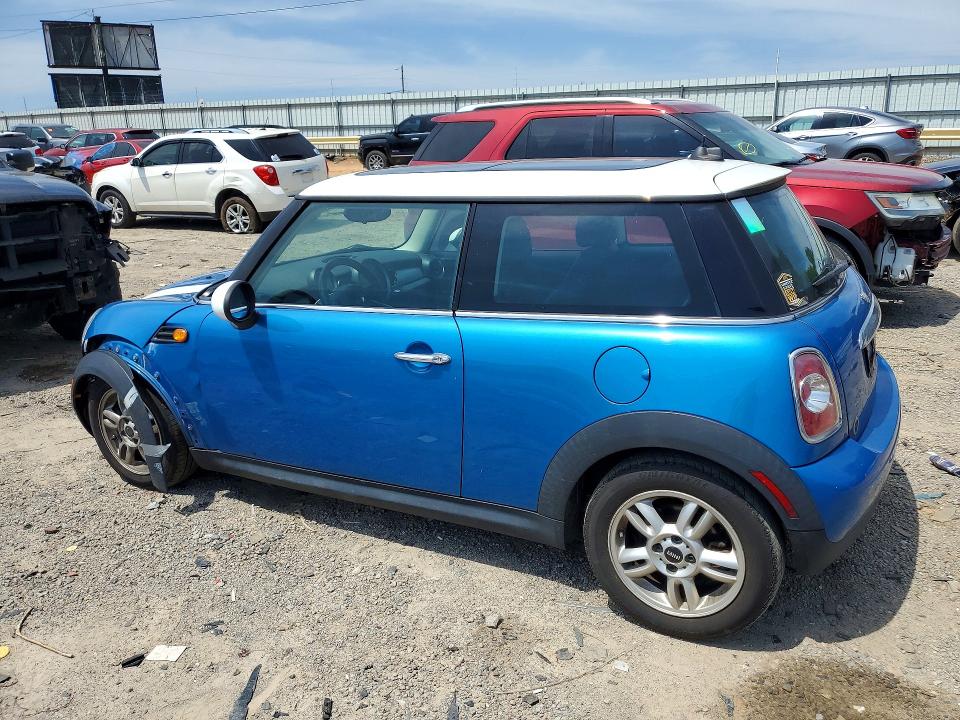 2012 Mini Cooper VIN WMWSU3C52CT257893 COPART salvage auction — FRONT END, Va - Certificate Of Title, sold $100 on 2026-07-24 (photo 2)
