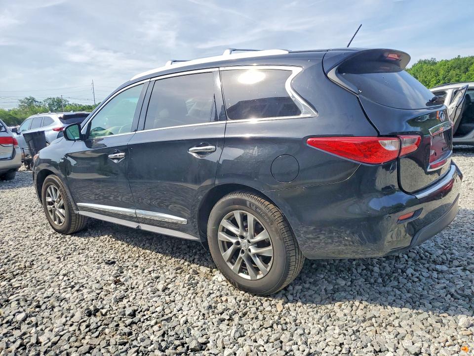 2014 Infiniti VIN 5N1AL0MM5EC524741 COPART salvage auction — REAR END, Ma - Cert Of Title-Reconstrctd Coll, sold $625 on 2026-07-17 (photo 2)