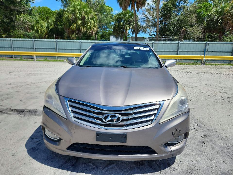 2013 Hyundai Azera VIN KMHFH4JG9DA232999 COPART salvage auction — FRONT END, Fl - Certificate Of Title, sold $650 on 2026-07-09 (photo 5)