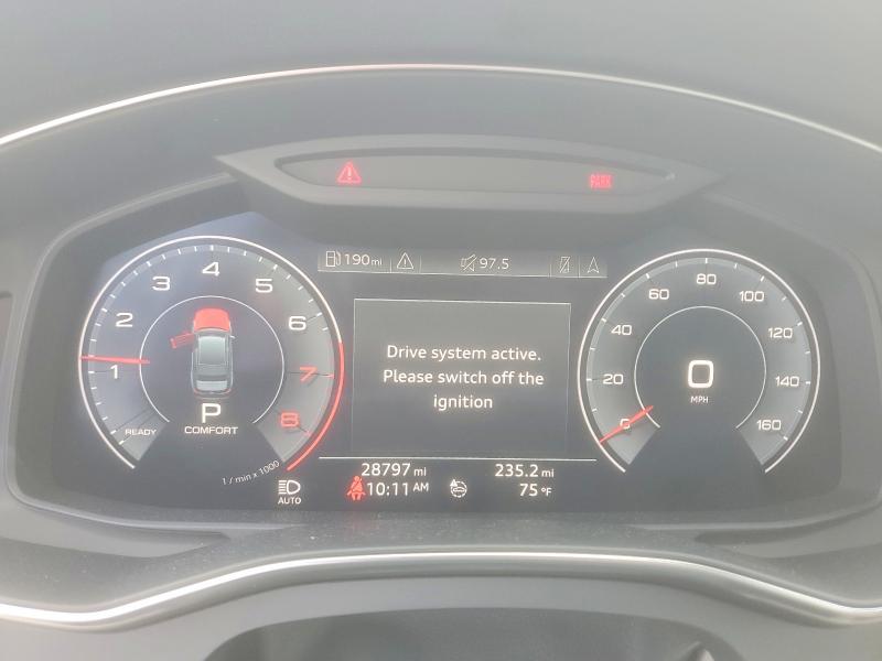 2019 Audi A6 VIN WAUL2AF25KN037392 COPART salvage auction — FRONT END, Tn - Salvage Certificate, sold $13,200 on 2026-07-30 (photo 9)