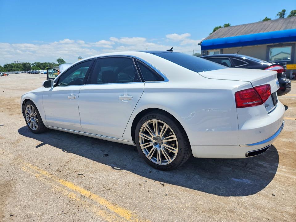 2013 Audi A8 VIN WAUR2AFD4DN014698 COPART salvage auction — SIDE, Ks - Cert Of Title-Salvage, sold $3,250 on 2026-07-08 (photo 2)