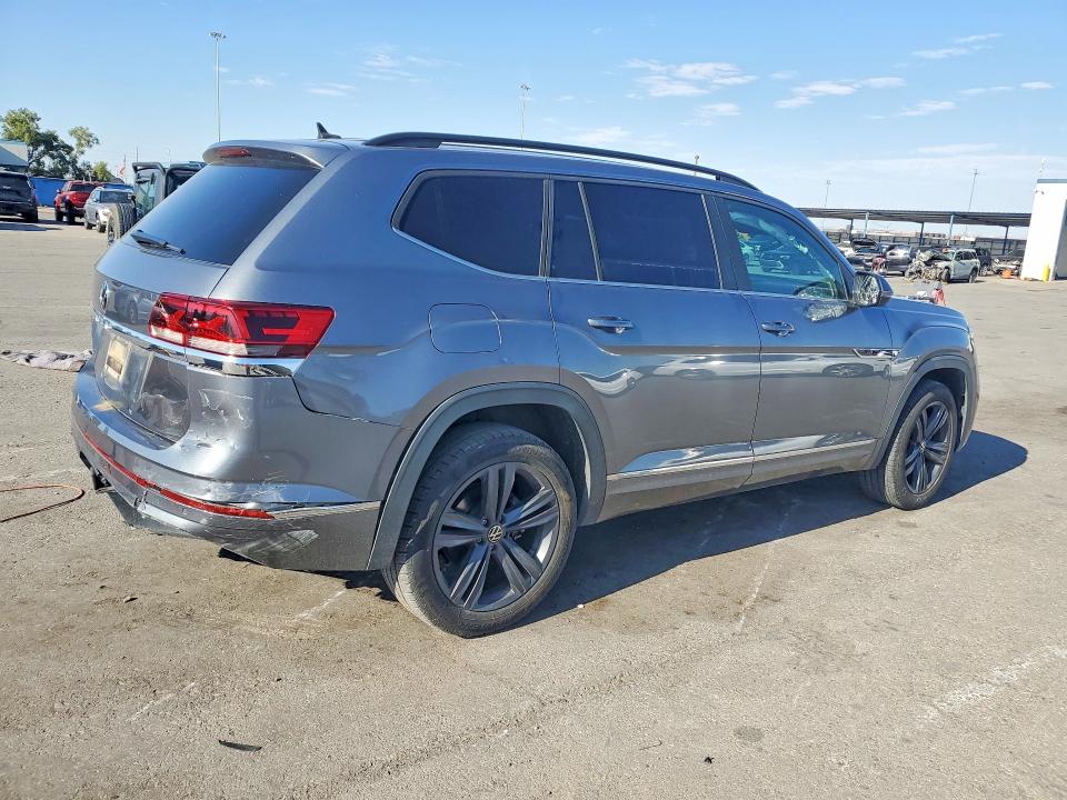 2021 Volkswagen Atlas VIN 1V2MR2CA2MC531288 COPART salvage auction — REAR END, Tx - Salvage Vehicle Title, sold $7,100 on 2026-08-28 (photo 3)