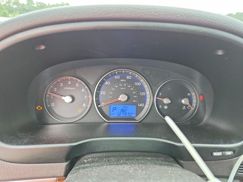 2012 Hyundai Santa fe VIN 5XYZH4AG2CG108010 COPART salvage auction — FRONT END, GA - CERT OF TITLE-SALVAGE, sold $1,550 on 2026-07-07 (photo 9)
