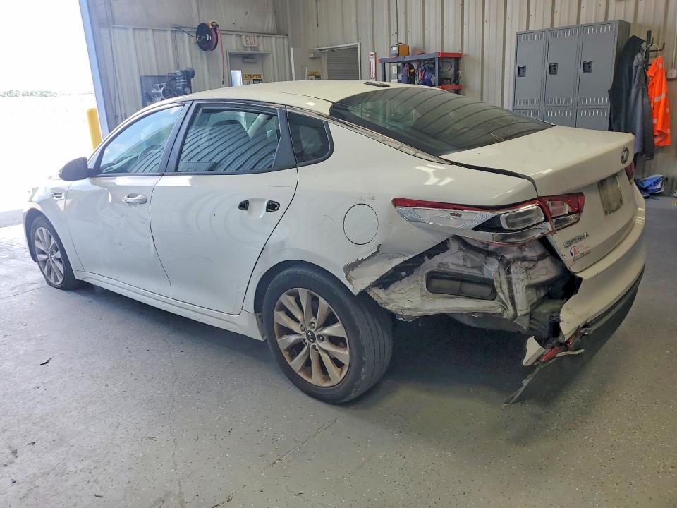 2016 Kia Optima VIN 5XXGT4L33GG017998 COPART salvage auction — REAR END, Nc - Salvage Certificate Of Title, sold $550 on 2026-07-28 (photo 2)